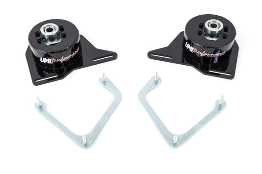 UMI Performance 2040-B Spherical Caster/Camber Plates Black for 1982-1992 F-Body
