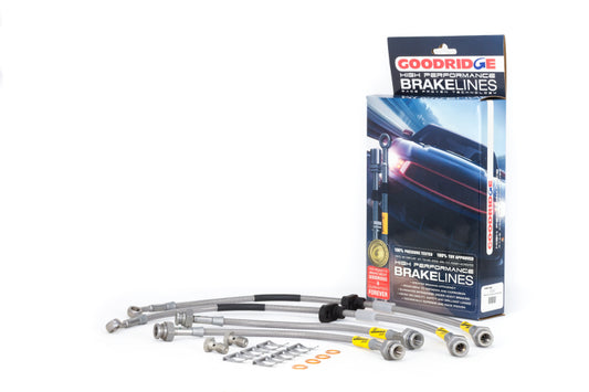 Goodridge 96-00 Honda Civic LX/EX w/LG Front Rotors Brake Lines 20020