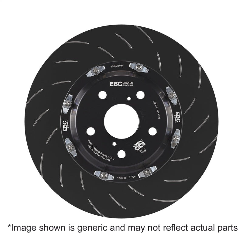 EBC Racing 11-21 Jeep Grand Cherokee 6.4L / 2018+ Dodge Durango SRT 2 Piece SG Racing Front Rotors SG2FC7597