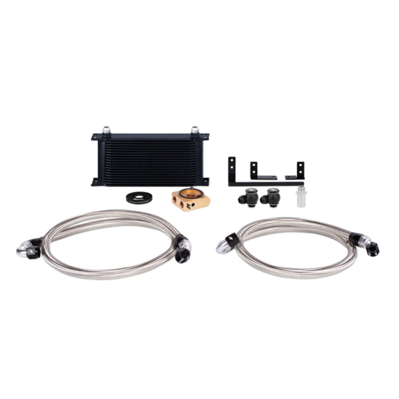 Mishimoto 2016+ Mazda Miata Thermostatic Oil Cooler Kit - Black - #MMOC-MIA-16TBK