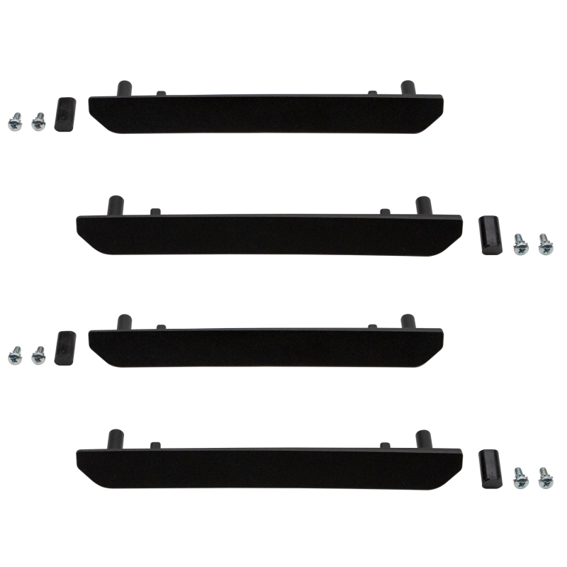 Wehrli Custom Fabrication WCF100393 Fender Flare Marker Light Delete Kit Fine Texture Black for 2020-2026 GMC Sierra 2500 HD / 3500 HD