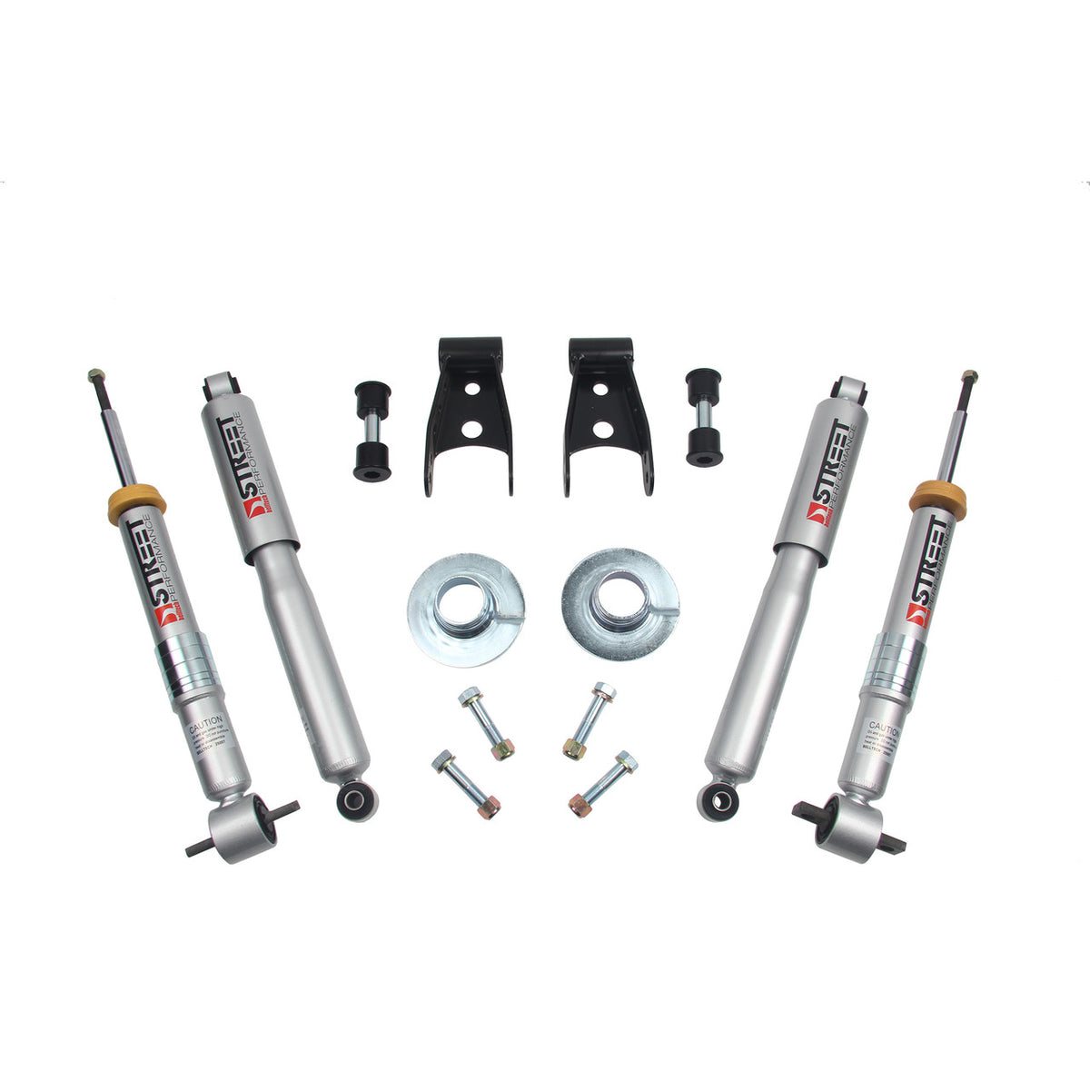 Belltech 2015-2017 for Ford F-150 +1in to -3in Front 2in Rear Lowering Kit
