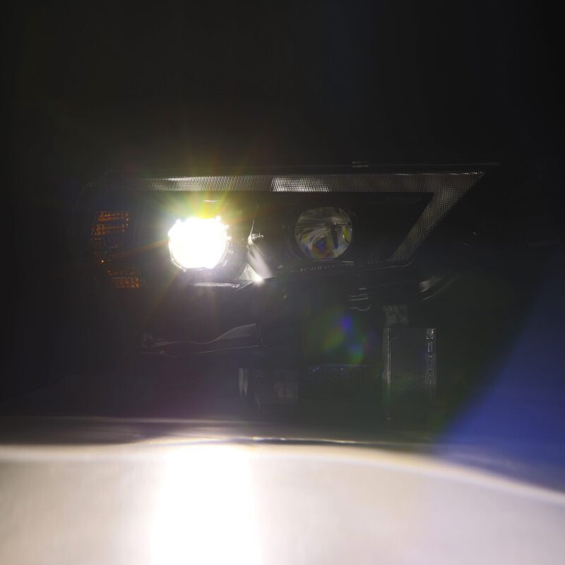 AlphaRex 880812 14-22 Toyota 4Runner LUXX-Series LED Projector Headlights Chrome with Activation Light & Sequential Signal + DRL