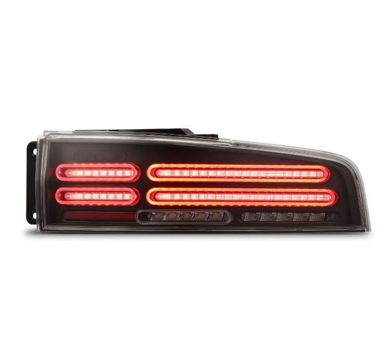 AlphaRex 691012 23-25 Nissan Z Nova-Series Quad-Loop Style Prismatic LED Tail Lights - Black