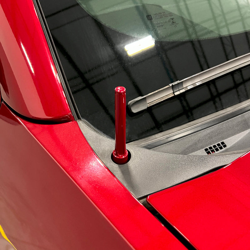 Wehrli Custom Fabrication WCF100041-GB Billet TIG Torch Stubby Antenna Gloss Black for 2007-2026 Chevrolet Silverado / GMC Sierra 1500 / 2500 HD / 3500 HD