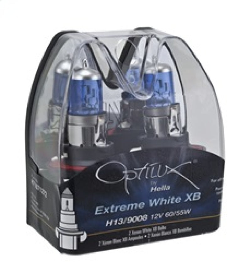 HELLA H71071272 Optilux H13/9008 12V 60/55W XB Xenon White Bulbs Pair