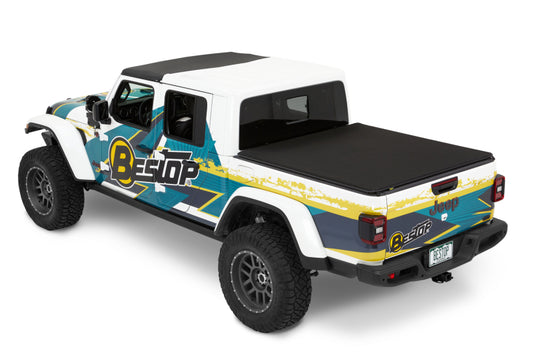 Bestop 20-26 Jeep Gladiator 5 Ft Bed Supertop Truck 2 Tonneau (Prem Blk Twill)