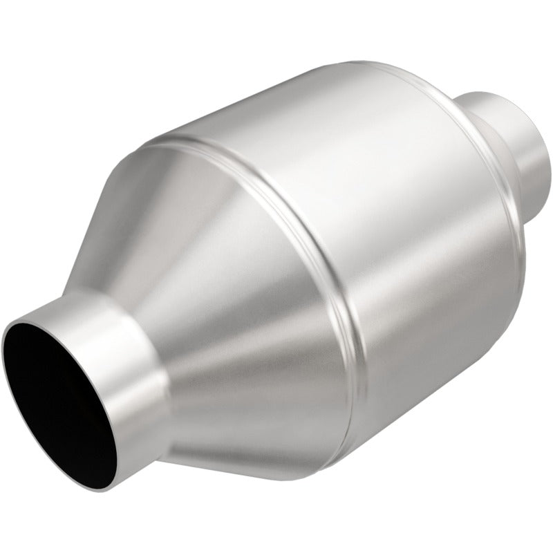 MagnaFlow 51655 Conv Univ 2.25in Inlet/Outlet Center/Center Round 3in Body L x 5in W x 8.75in Overall L - #51655