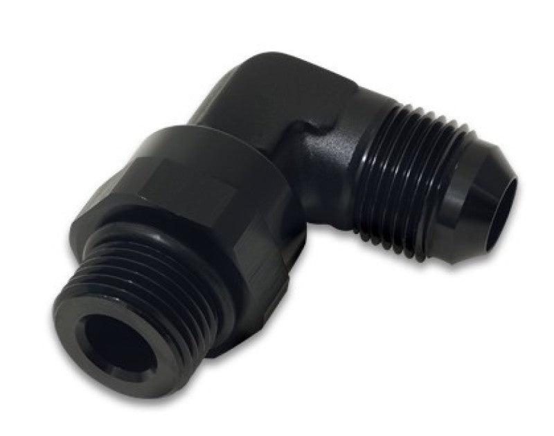 Vibrant -8AN Male Flare to Male -6AN ORB Swivel 90 Degree Adapter Fitting