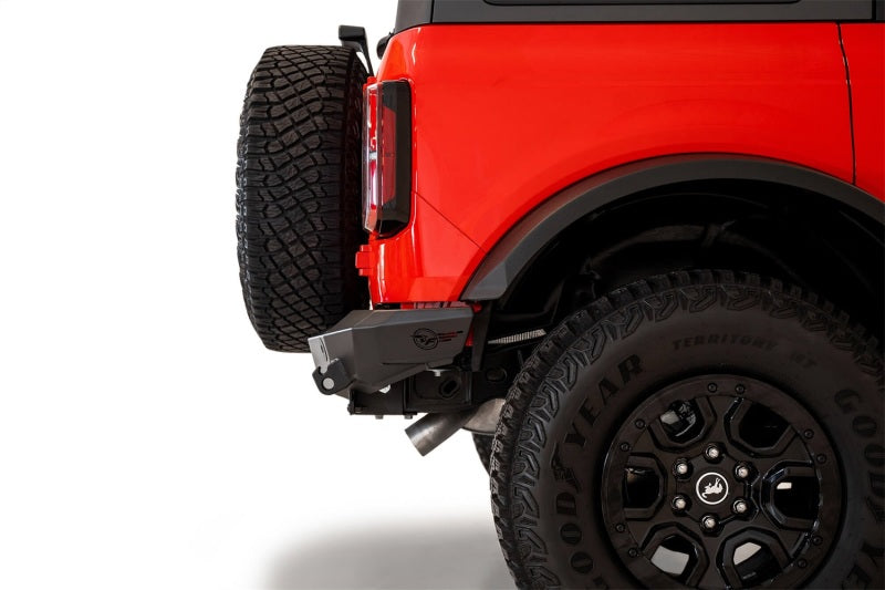 Addictive Desert Designs for 2021+ Ford Bronco Rock Fighter Rear Bumper - Hammer Black
