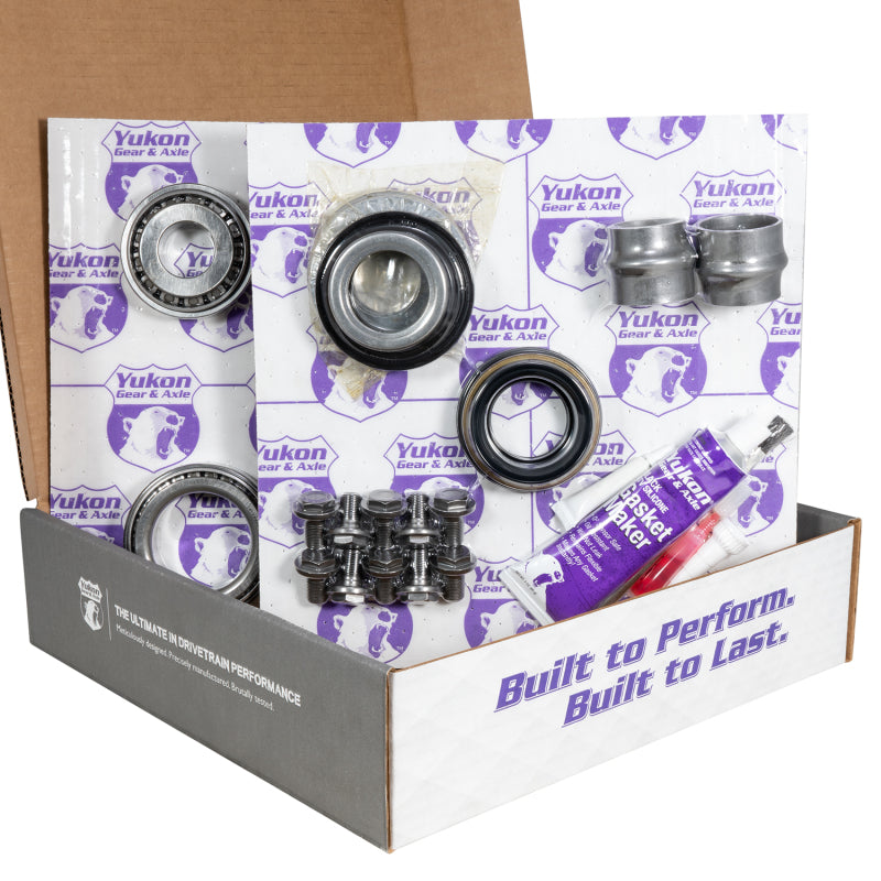 Yukon Gear & Axle YGKT005-456-3 Ring & Pinion Gear Kit Pkg F&R with Install Kits for Toyota 8.4/8.0 IFS 4.56 Ratio