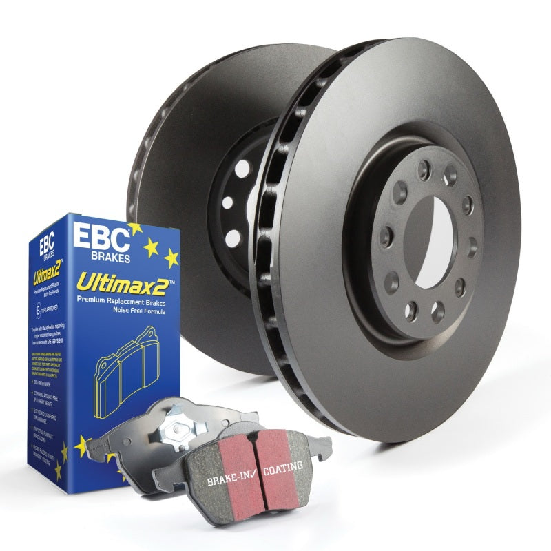 EBC 06-15 Honda Civic S20 Front & Rear Brake Kit Ultimax2 Pads RK Premium Rotors S20K1461