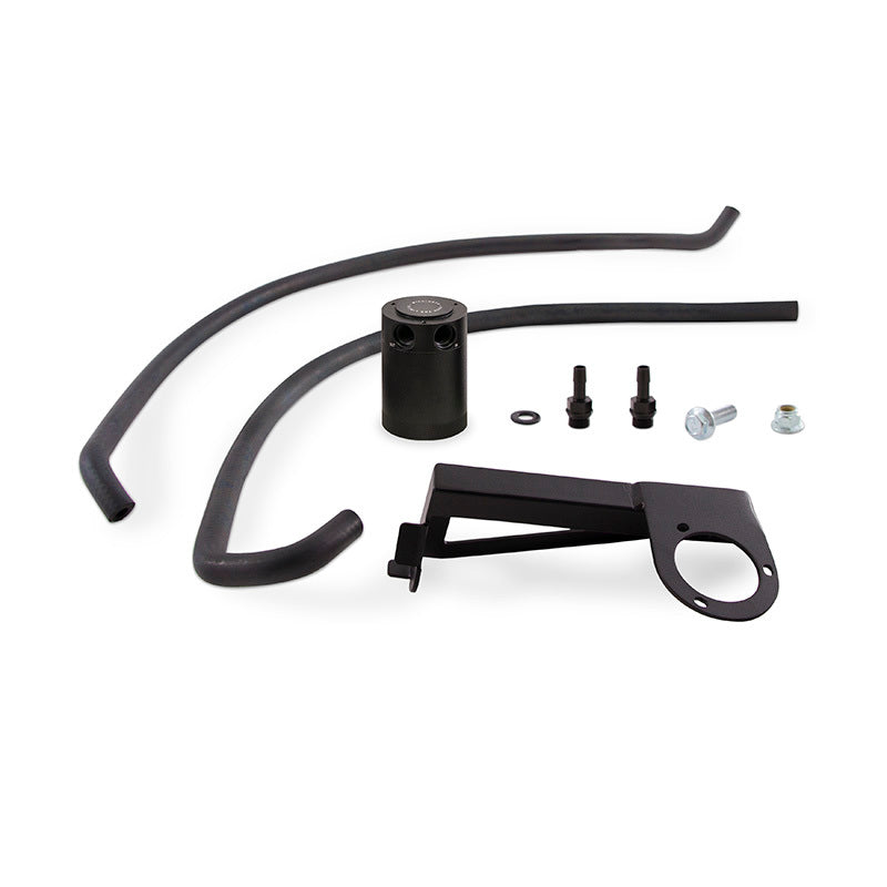 Mishimoto 2013+ Ford Focus ST Baffled Oil Catch Can Kit - Black - #MMBCC-FOST-13PBE2