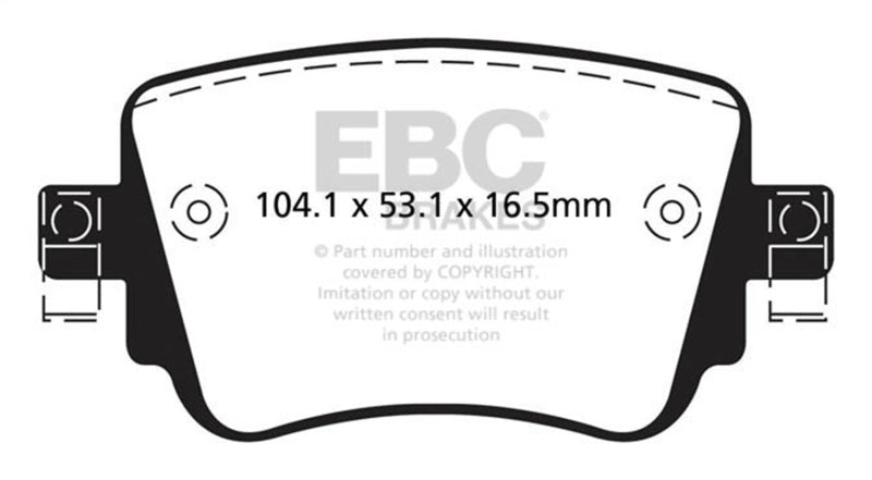 EBC 16-19 Audi Q3 2.0T Bluestuff Rear Brake Pads DP52201NDX