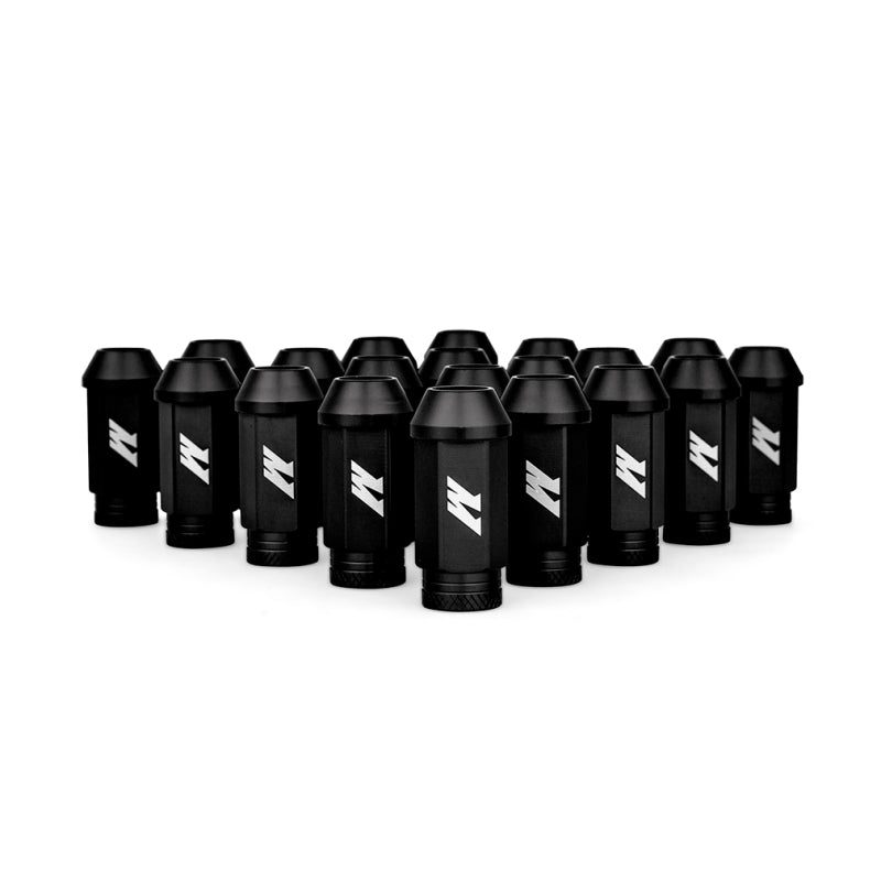 Mishimoto Aluminum Locking Lug Nuts 1/2 X 20 23pc Set Black - #MMLG-1220-23LBK