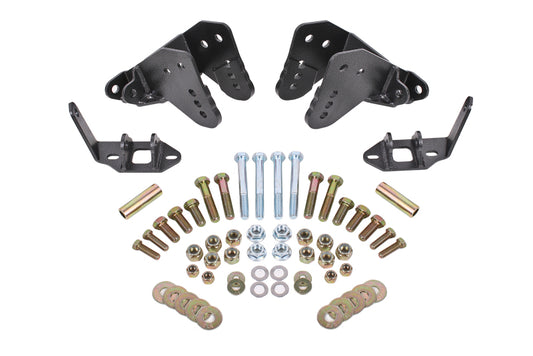 BMR 1978-1987 G-Body Rear Coilover Conversion Kit with Control Arm Bracket - Black Hammertone