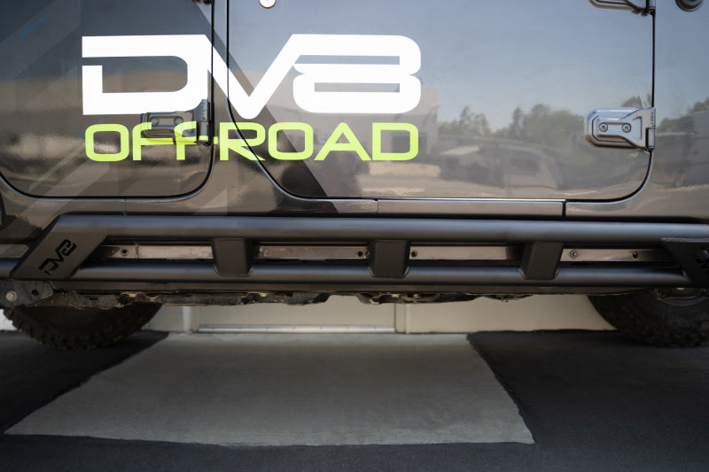 DV8 Offroad 18-23 Jeep Wrangler JL 4 Door FS-15 Series Rock Sliders - #SRJL-07