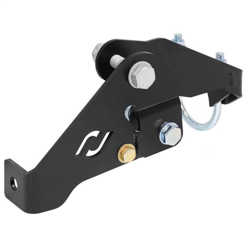 RockJock JK Trac Bar and Steering Stabilizer Shock Relocation Bracket (High Steer, JL/JT Trac Bar)