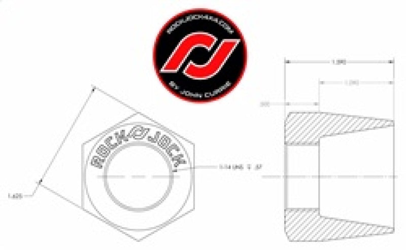 RockJock RockNut Kit (1in LH Thread)