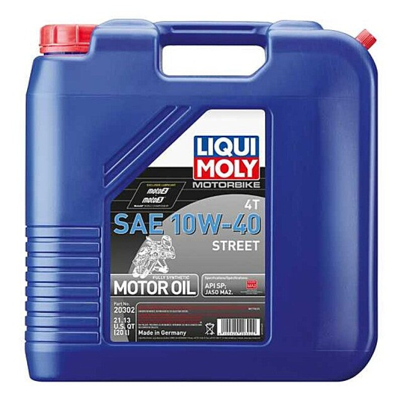 LIQUI MOLY 20L Motorbike 4T SAE 10W-40 Street (20302)