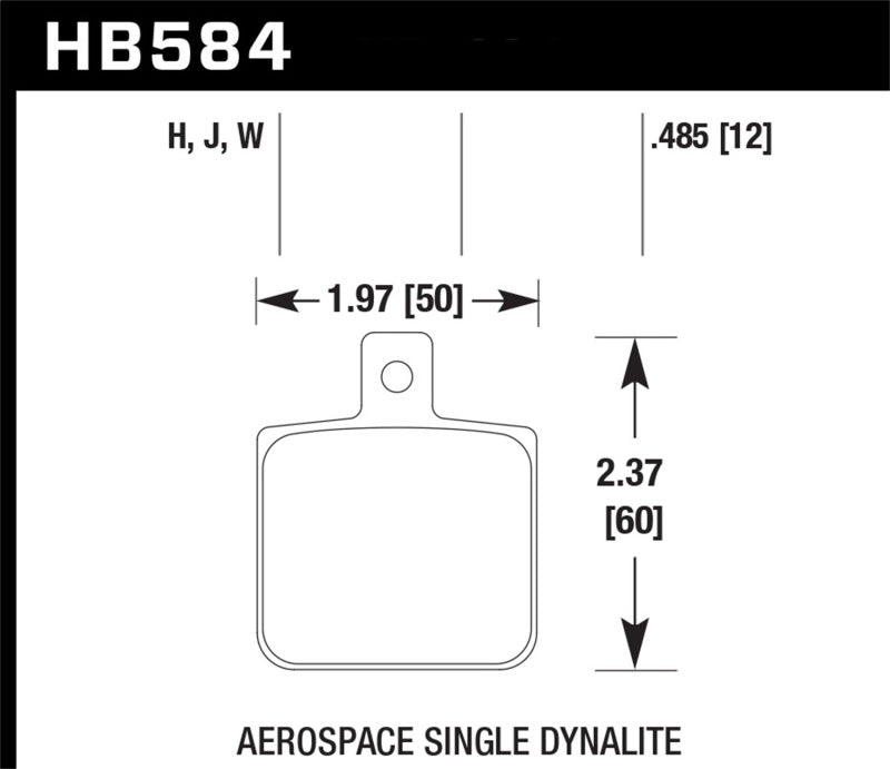 Hawk Performance HB584F.485 HPS Performance Street Brake Pads