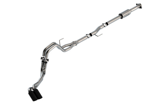 Borla 140872BC F-150 2021 2.7L/3.5L 4dr CC SB EC STB Lari/King R/Plinum/LTD 3/2.25 DSE CB AK BLK CHR Tips - #140872BC
