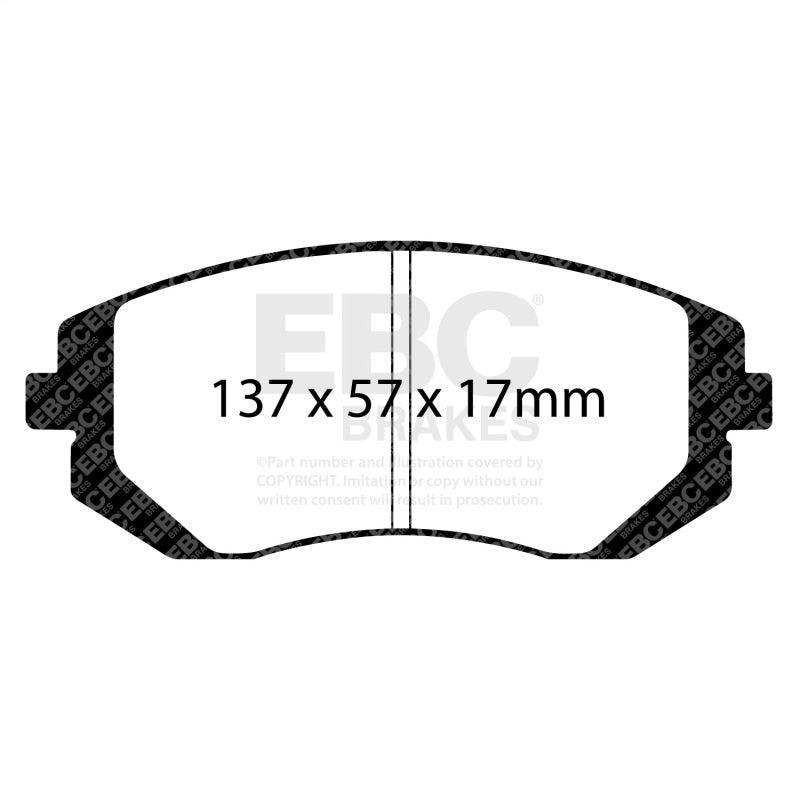 EBC Racing 2016+ Toyota 86/GR86 RP-X Front Brake Pads DP81661RPX