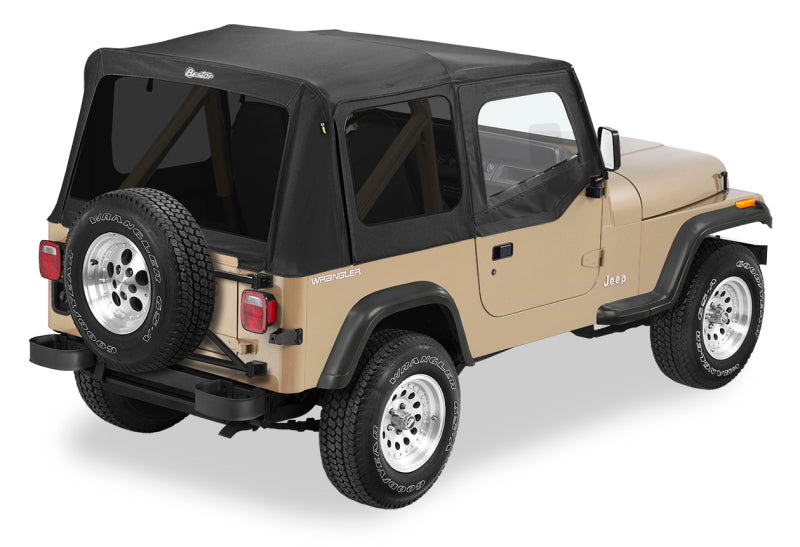 Bestop 88-95 for Jeep Wrangler YJ Replace A-Top (Black Denim Tinted Windows