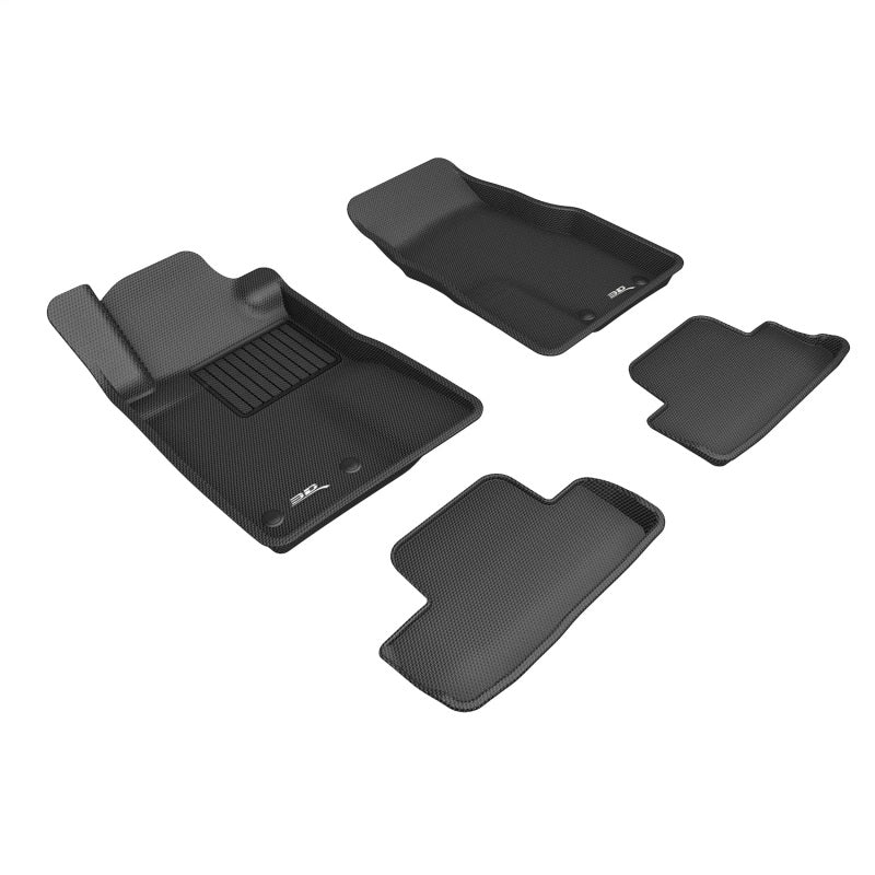 3D MAXpider Kagu Front & Rear Floor Mats for 2018-2022 Ford EcoSport