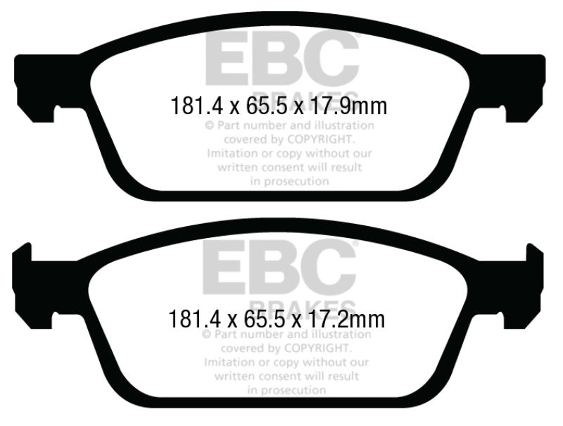 EBC Brakes Redstuff Ceramic Brake Pads DP33008C