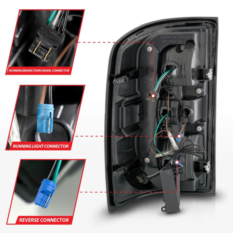 ANZO 2014-2019 GMC Sierra 1500 LED Taillights