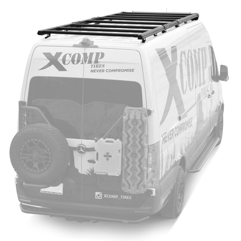 Westin 15-00025 Mesa Roof Rack for 2019-2026 Mercedes-Benz Sprinter Textured Black