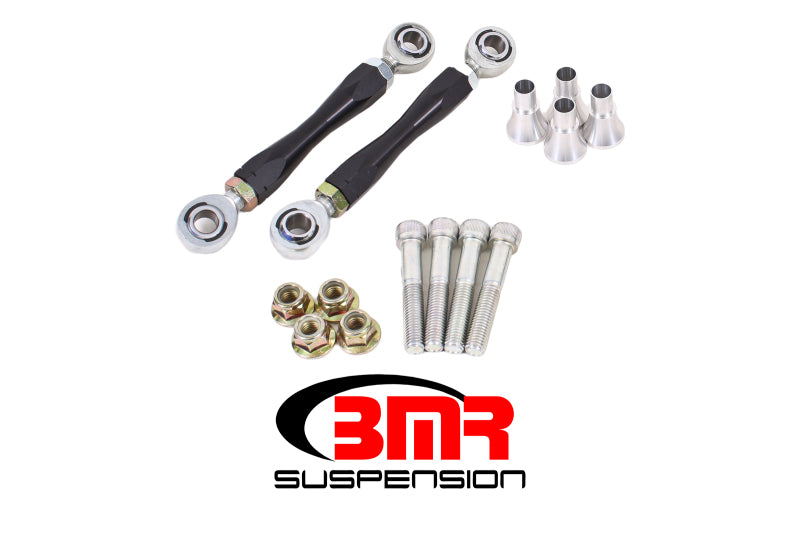 BMR 2008-2023 Challenger Front Sway Bar End Link Kit - Black