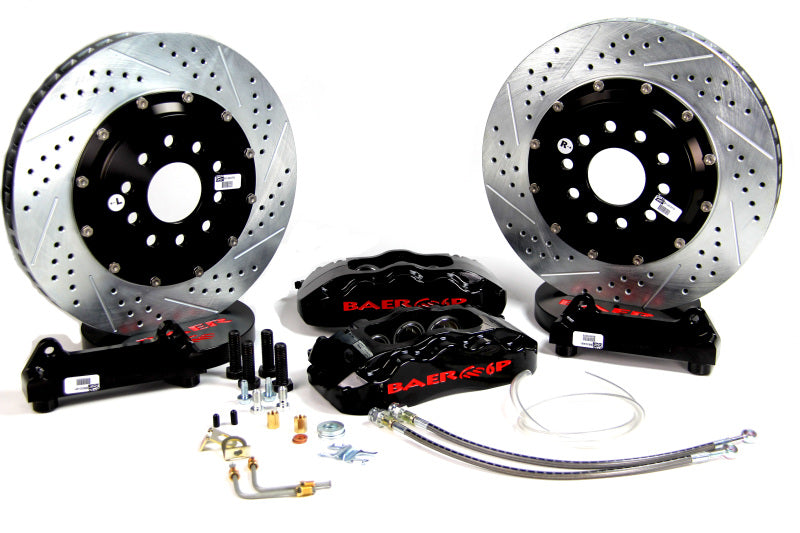 Baer Brakes 1991 GMC Syclone 14in Pro+ Front Brake Kit-Black-