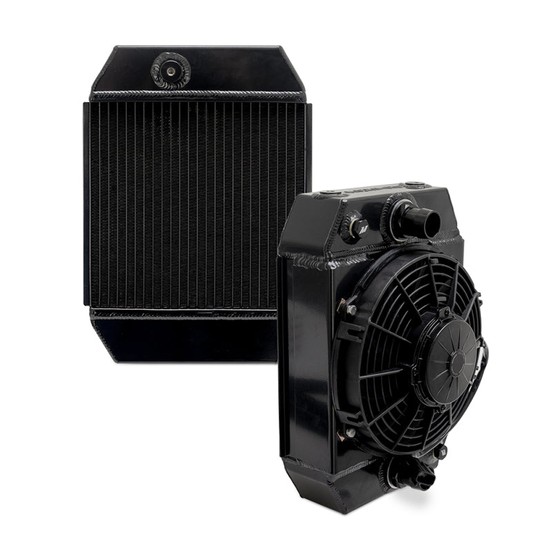Mishimoto Universal Drag Race Performance Aluminum Radiator - Black - #MMRAD-UNI-DRGBK