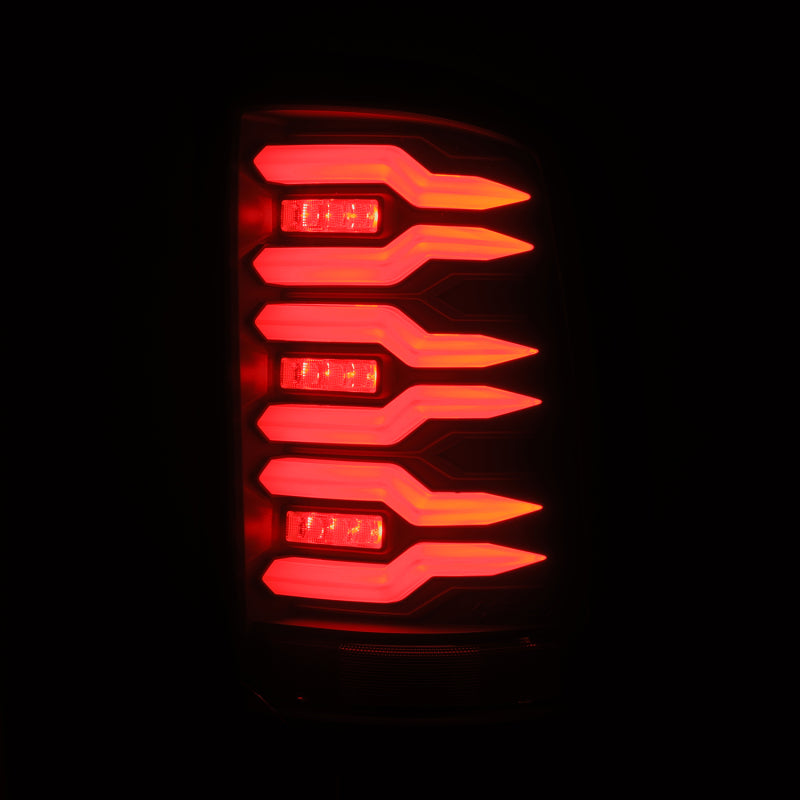 AlphaRex 630060 07-13 GMC Sierra 1500/07-14 2500/3500 HD (No Classic/Dually) Luxx-Series LED Tail Lights Black