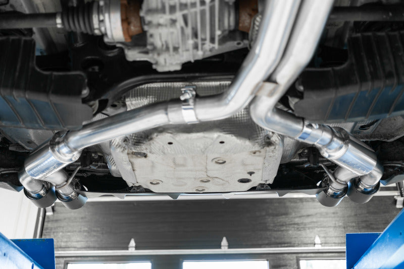 MBRP S5 Coupe/S4 Sedan T304 2.5in Cat-Back Exhaust - Carbon Fiber Tips