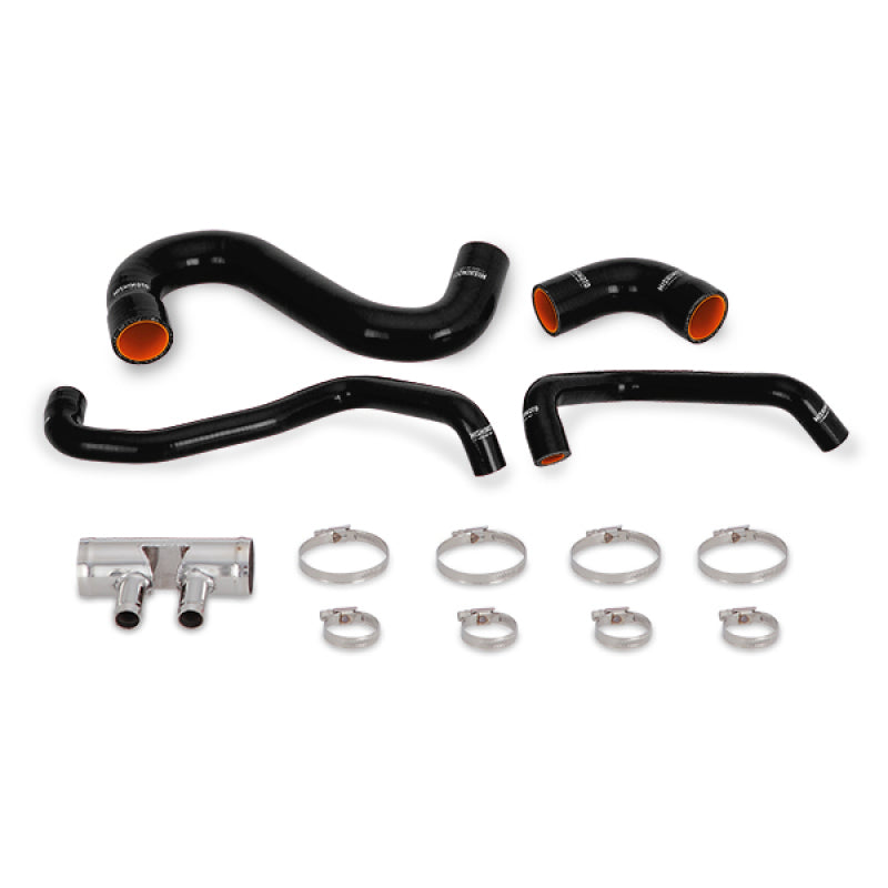 Mishimoto 2015+ Ford Mustang GT Silicone Lower Radiator Hose - Black - #MMHOSE-MUS8-15LBK
