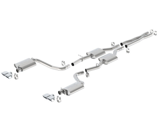 Borla 140628 15-16 Dodge Challenger R/T 5.7L Dual Rectangle Angle Cut Dual Split Rear Exit ATAK Exhaust - #140628