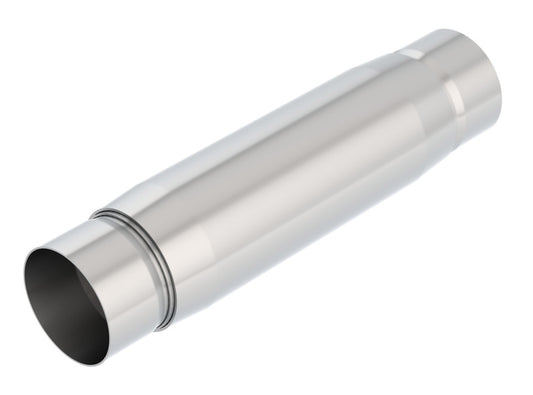 Borla 400939 CrateMuffler Resonator Option 3in Center/Center 3.5in Round x 10in - Null Sound Center/Center - #400939