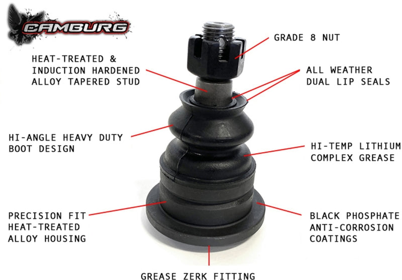 Camburg Engineering CAM-310083 Performance X-Joint UCA for 2007-2022 Toyota Tundra / Sequoia