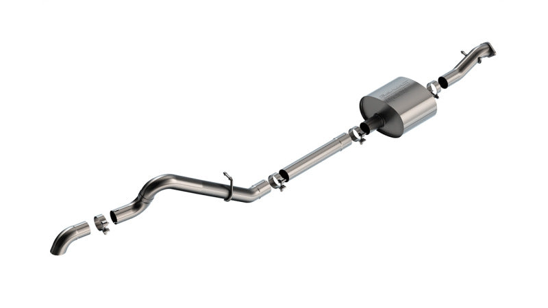 Borla 140902 21-22 Ford Bronco 2.7L 2DR/4DR T-304 Stainless Steel Cat-Back S-Type Exhaust - Brushed - #140902