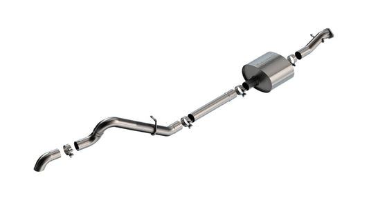 Borla 140902 21-22 Ford Bronco 2.7L 2DR/4DR T-304 Stainless Steel Cat-Back S-Type Exhaust - Brushed - #140902