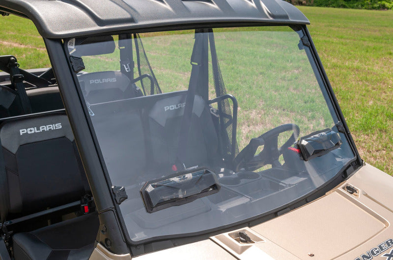 Seizmik 15-23 Polaris Ranger 500/570/EV Mid-Size Pro-fit Tool-Less Windshield Vented Poly UV 50-50227KIT