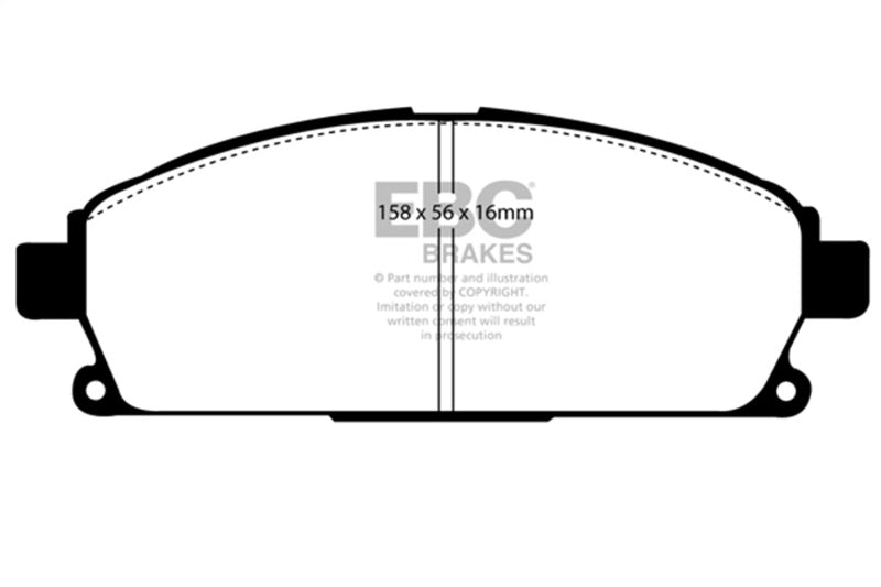 EBC 03-06 Acura MDX 3.5 Ultimax2 Front Brake Pads UD691