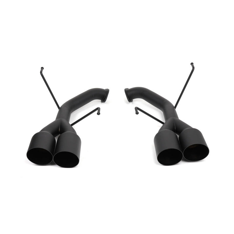 BLOX Racing 2022-2027 WRX Muffler Delete / Axle Back Single Wall 4in - Matte Black Tips BXEX-51106-BK