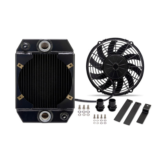 Mishimoto Universal Drag Race Performance Aluminum Radiator - Black - #MMRAD-UNI-DRGBK
