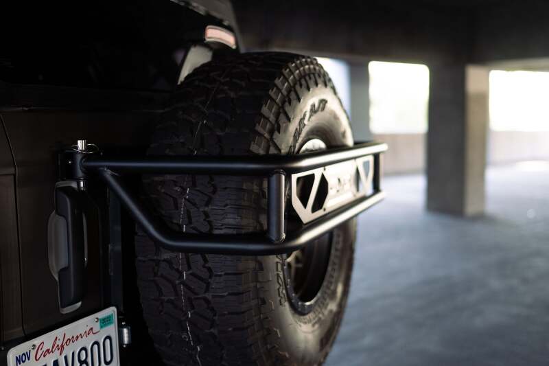 DV8 Offroad 21-23 Ford Bronco Spare Tire Guard & Accessory Mount - #TCBR-01
