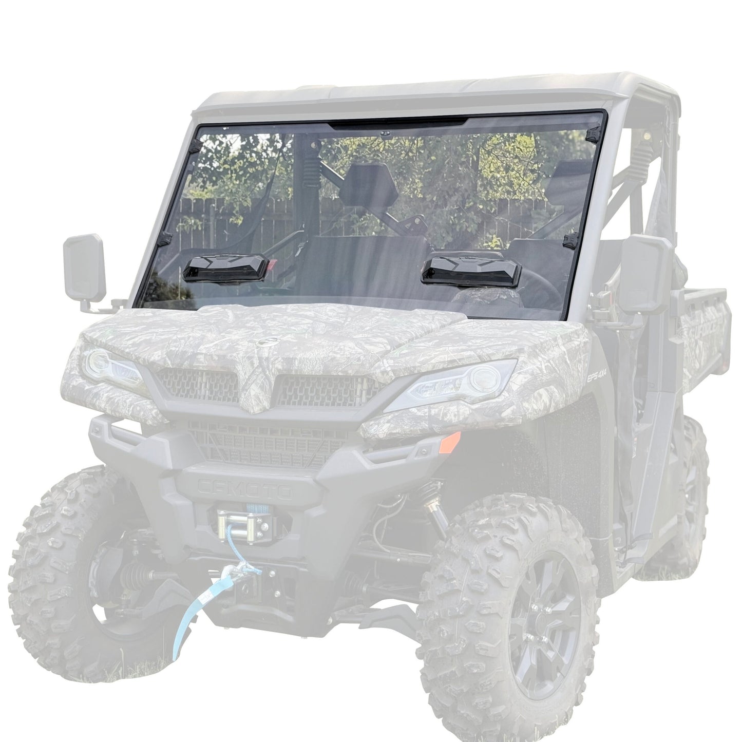 Seizmik 25+ CFMOTO UForce 1000/1000 XL Toolless Windshield - Hardcoated 50-55318KIT