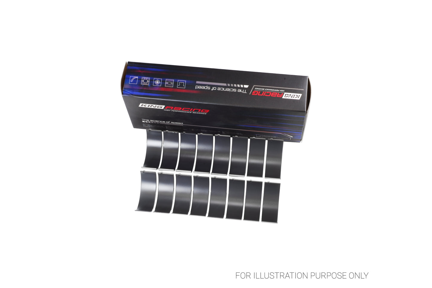 King Chevrolet Custom Performance Racing Tri-metal Rod Bearing Set CR8028XP-STD